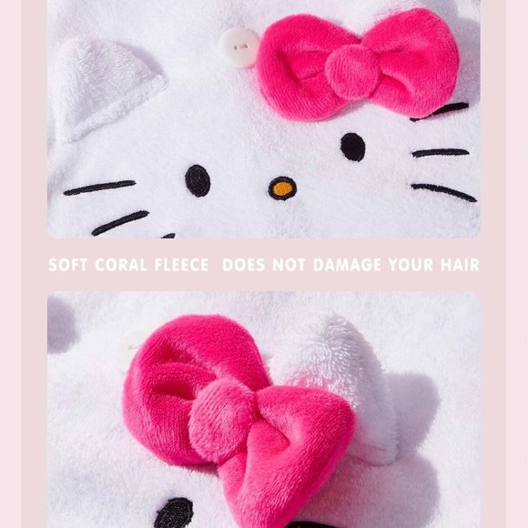 *** SOLD *** Hello Kitty 1pc Reusable Hair Drying Cap - Picture 5 of 8